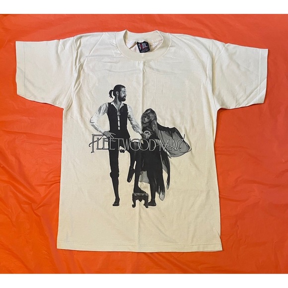 Vtg 1997 Fleetwood Mac Rumors Reunion Tour Concert Giant Sz Large Cream - Picture 1 of 9